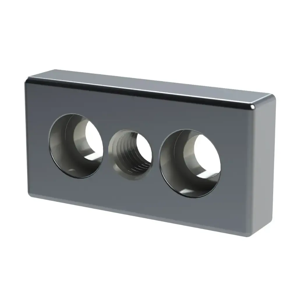 40mm x 80mm Base Plate M16 | 40-10 series | Framing Tech